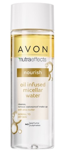 AVON Nutra Effects Nourush Płyn micelarny demakijażu wrażliwej z olejkiem
