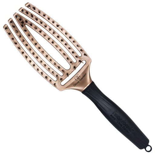 Szczotka do czesania włosów Olivia Garden ROSE GOLD FingerBrush do włosów