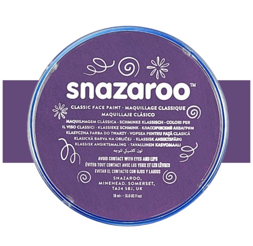 Farba do twarzy i ciała Snazaroo 18 ml CIEMNY FIOLET Purple