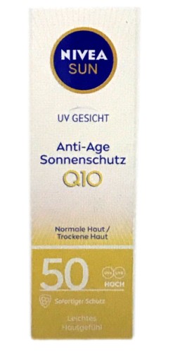 NIVEA SUN Anti Age Q10 krem ochronny filtr 50