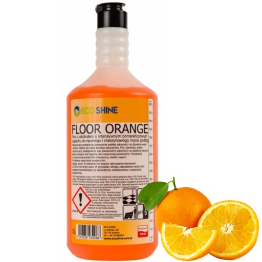 ECO SHINE Floor Orange Płyn do mycia podłóg 1l