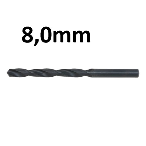 Wiertło spiralne HSS DIN do metalu 8mm Wurth
