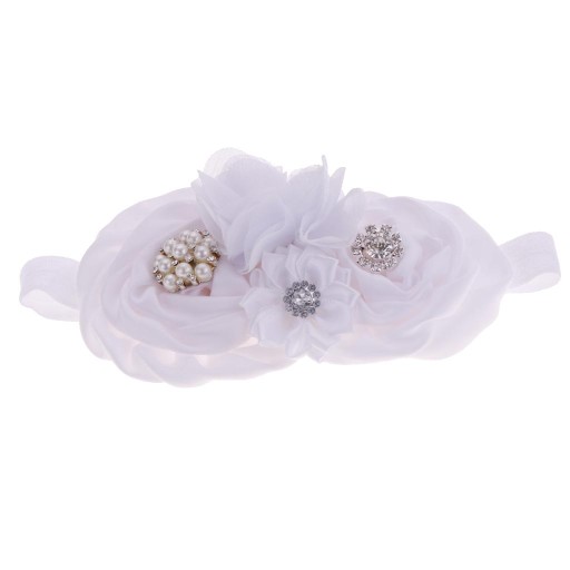 Infant Toddler Headband Newborn Hair Band White