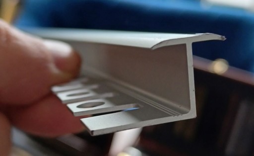 listwa T łuki płytka panel alu srebr anoda 10 2,7m