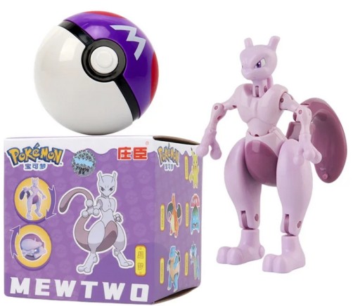 Pokeball Pokemon Go + Figurka Składana MEWTWO