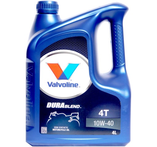 VALVOLINE DuraBlend 4T 10W40 4L MOTOCYKLOWY MA-2 API SL PÓŁSYNTETYK