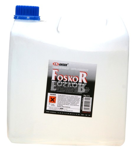 FOSOL FOSKOR odrdzewiacz do stali i żeliwa 5L