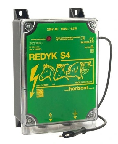 Elektryzator sieciowy pastuch Redyk S4 (230V) energia wyj. 2,1J PC UV
