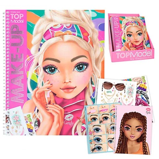 Szkicownik Make Up TOP Model z naklejkami 12415A