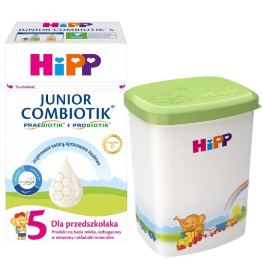 HiPP 5 JUNIOR COMBIOTIK,dla przedszkolaka+pojemnik