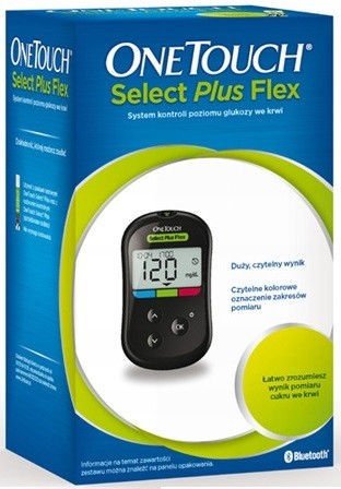 GLUKOMETR ONE TOUCH SELECT PLUS FLEX GWARANCJA PL