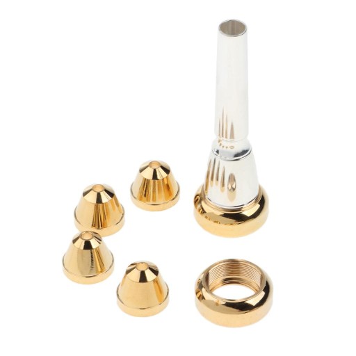 Trumpet Mouthpiece With Convertible 3C 2C 7C 3B 2B Head Cup