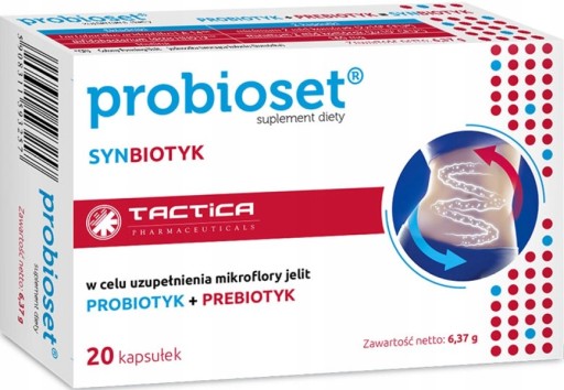 TACTICA Probioset synbiotyk probiotyk + prebiotyk