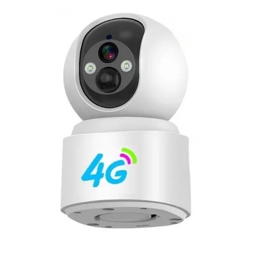 ELEKTRONICZNA NIANIA NA BATERIE KAMERA OBROTOWA 3MPX NA SIM GSM 4G LTE
