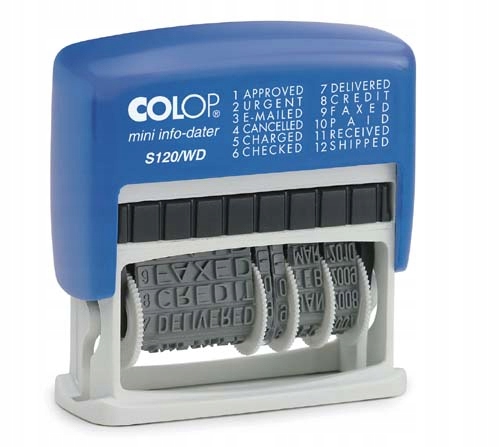 DATOWNIK Colop Mini - 12 HASEŁ + DATOWNIK