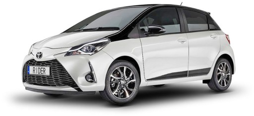 Listwy boczne Toyota Yaris III, 2017-2020, 5 drzwi