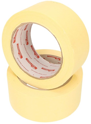 TAŚMA MALARSKA MASKUJĄCA PAPIEROWA 50MMx50M 2 SZT
