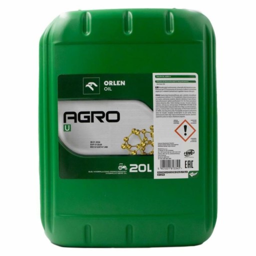 ORLEN AGRO U AGROL U Olej hydrauliczno-przekładniowy GL-4 20L