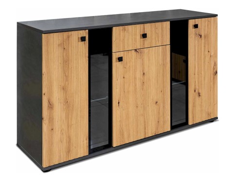 Komoda SALSA mdf lamele artisan+matera