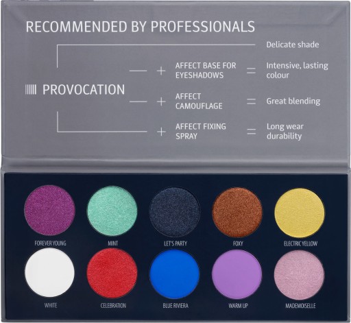 AFFECT - PROVOCATION PALETTE Paleta 10 cieni