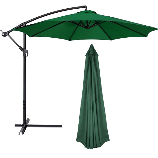 Wodoodporny Poszycie parasola ogrodowego 8 ramion 300cm Zielony z polski