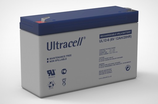 Akumulator ULTRACELL UL 6V 12AH do UPS żelowy