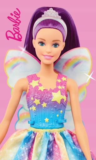 BARBIE LALKA wróżka ręcznik ręczniczek 30x50