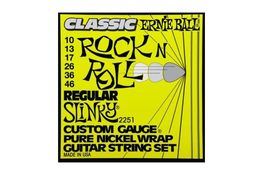 ERNIE BALL 2251 struny gitara elektryczna 10-46