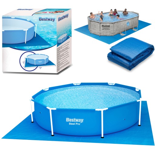 MATA POD BASEN OGRODOWY 274x274cm BESTWAY 58000