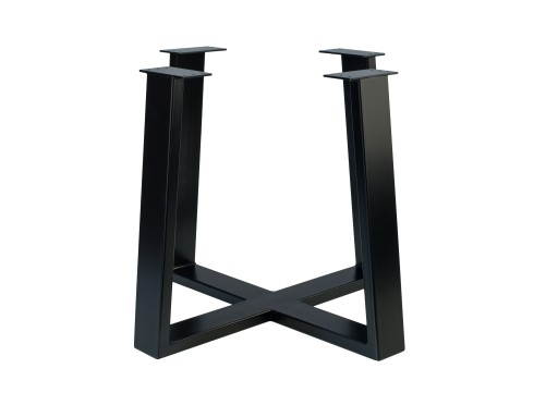 NOGA DO STOLIKA X ZWARTY WYS.40cm LOFT INDUSTRIAL