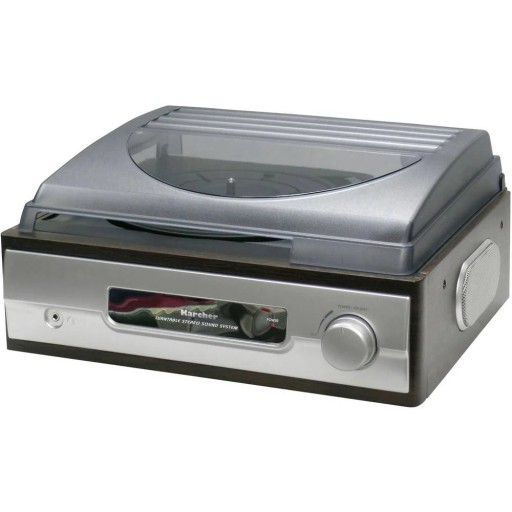Gramofon Karcher KA 8050 SREBRNY