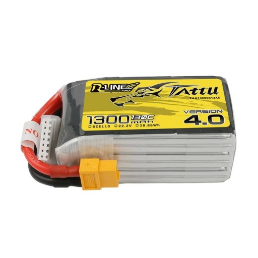 TATTU MOCNY AKUMULATOR BATERIA LITOWO-POLIMEROWA LIPO 1300MAH 22.2V 130C