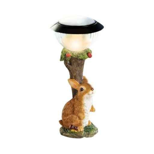 Rzeźby ogrodowe Annimal wiewiórka lampa LED n