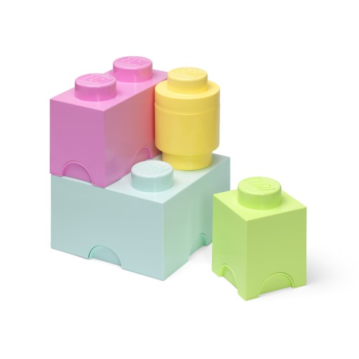 LEGO POJEMNIKI MULTI PACK ZESTAW PASTELOWE 4 W 1 40150802