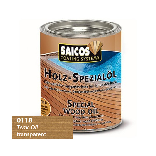 SAICOS OLEJ DO TARASÓW - 0118 teak - 0,75L