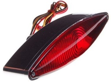 Lampa na tył motocykla OKO CHROM