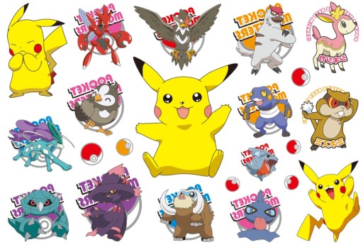 TATUAŻE ZMYWALNE DLA DZIECI POKEMON GO CG240