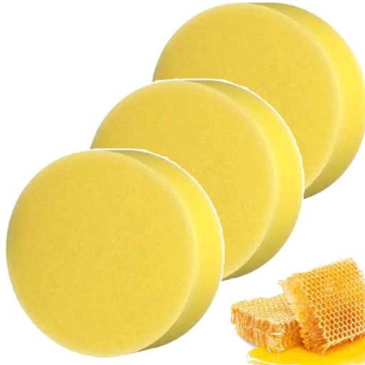 GĄBKA DO WOSKU BEEWAX APLIKATOR DO PASTY GĄBKI 3x