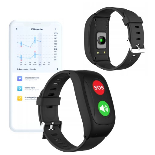 Locon OPASKA DLA SENIORA BS.03 GPS TĘTNO UPADEK PL