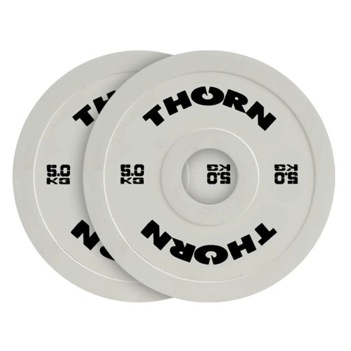 ZESTAW OBCIĄŻENIA SZTANGI 2x5kg THORN FIT FRACTION