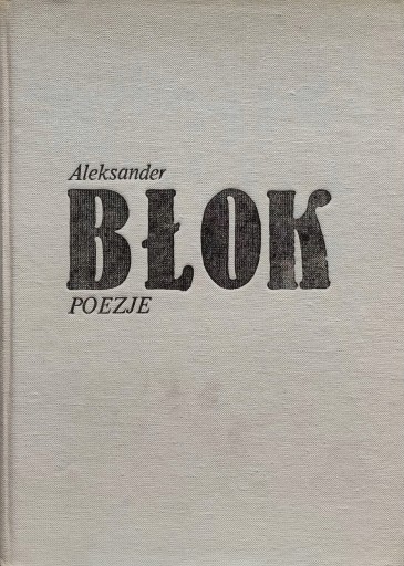 Poezje A,.Błok
