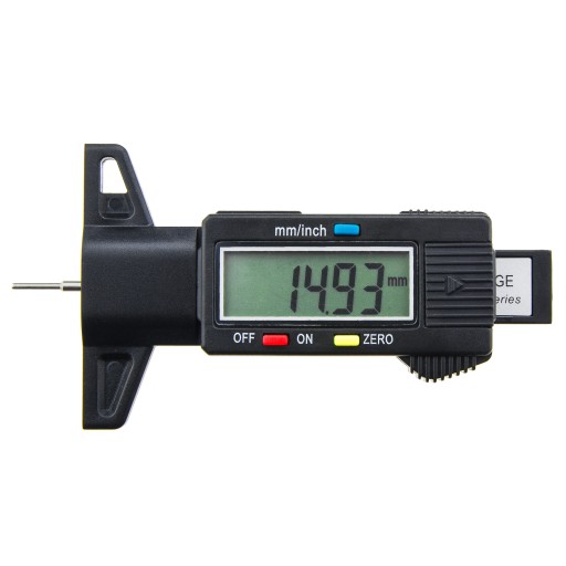 Miernik wysokości bieżnika opony z cyfrowym wyświetlaczem LCD 0-25,4mm Stix