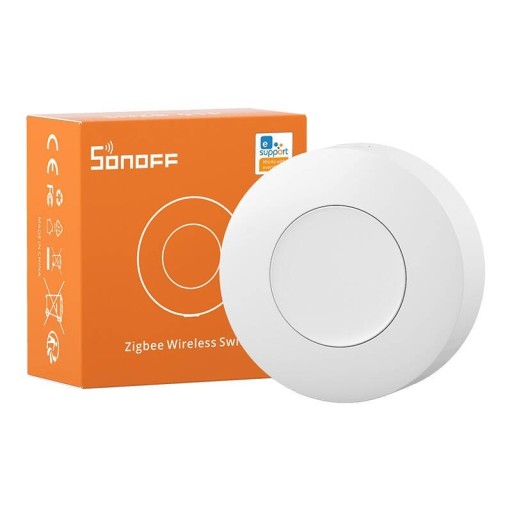SONOFF OKRĄGŁY PILOT PRZYCISK DO SCEN ALARMU AKCJI SMART ZIGBEE SNZB-01P