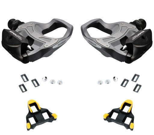 Pedały Shimano PD-R550 szare SPD-Sl + bloki SH11