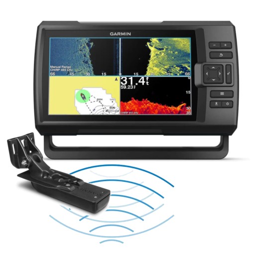 echosonda Garmin STRIKER Vivid 9sv z przetwornikiem GT52HW-TM (SideVü)