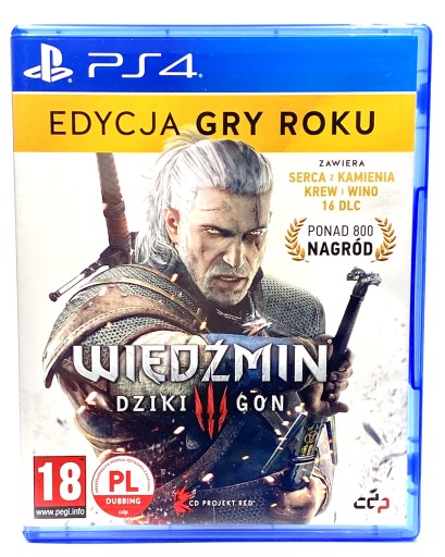 WIEDŹMIN 3: DZIKI GON - EDYCJA GRY ROKU PL PS4 PS5