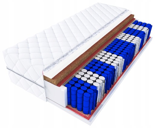 Materac MONARI 180x80 KOKOS, POCKET 80x180 17cm