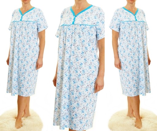 Koszula nocna wygodna bawełna ELA MEGA PLUS SIZE