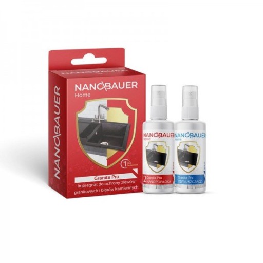 IMPREGNAT DO ZLEWU GRANITOWEGO DO GRANITU BLATÓW KAMIENNYCH NANO 2x 30 ml