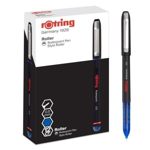 PIÓRO KULKOWE 0.5MM NIEBIESKIE (12SZT), ROTRING